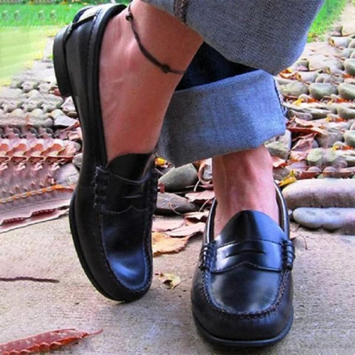 Women's Orthopedic Cushioned Slip-On Penny Loafers
