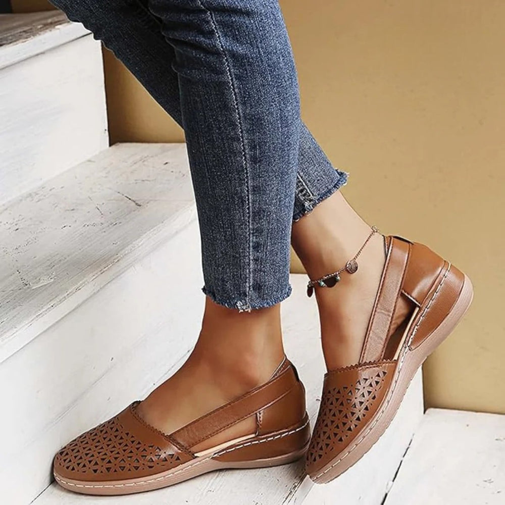 Women's Orthopedic Cutout Slingback Comfort Walking Sandals