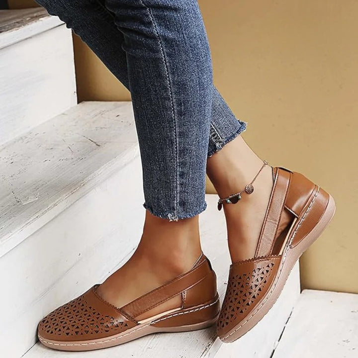 Women's Orthopedic Cutout Slingback Comfort Walking Sandals