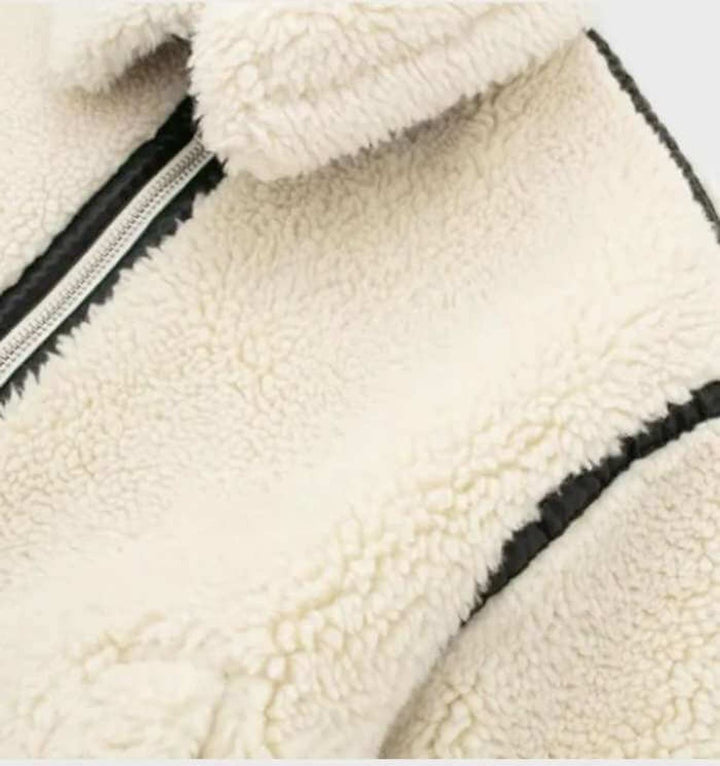 Women's Oversized Teddy Fleece Zip-Up Coat