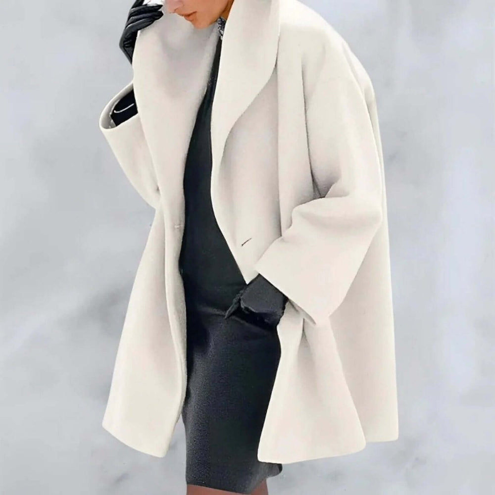 Women's Oversized Wool Coat Elegant Long Trench Coat
