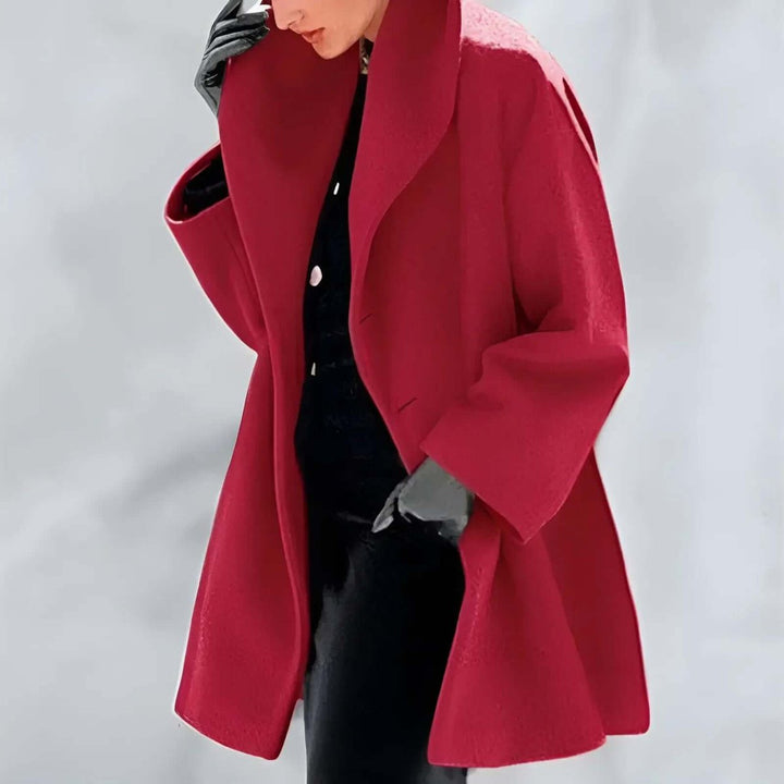 Women's Oversized Wool Coat Elegant Long Trench Coat