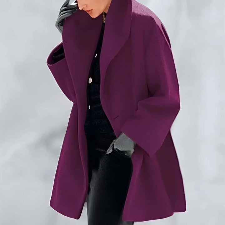 Women's Oversized Wool Coat Elegant Long Trench Coat