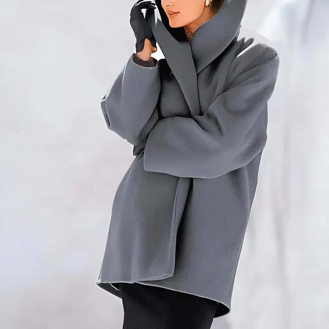 Women's Oversized Wool Coat Elegant Long Trench Coat