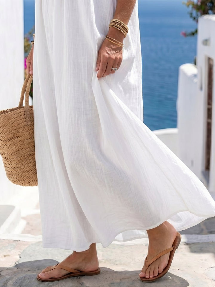 Women's Relaxed Everyday Maxi Dress Sleeveless Flowing Holiday