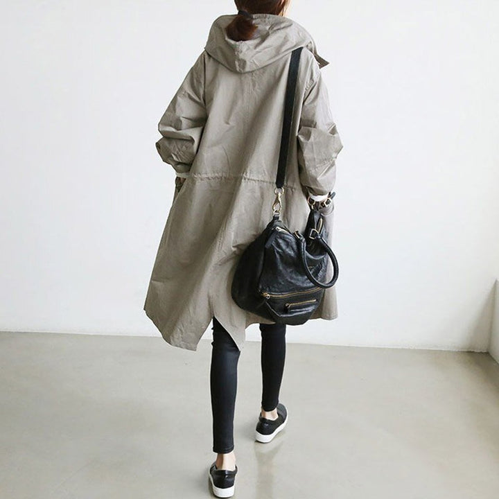 Women's Relaxed-Fit Water-Resistant Longline Trench Coat