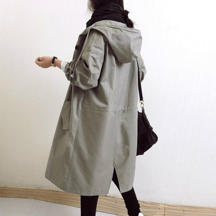 Women's Relaxed-Fit Water-Resistant Longline Trench Coat