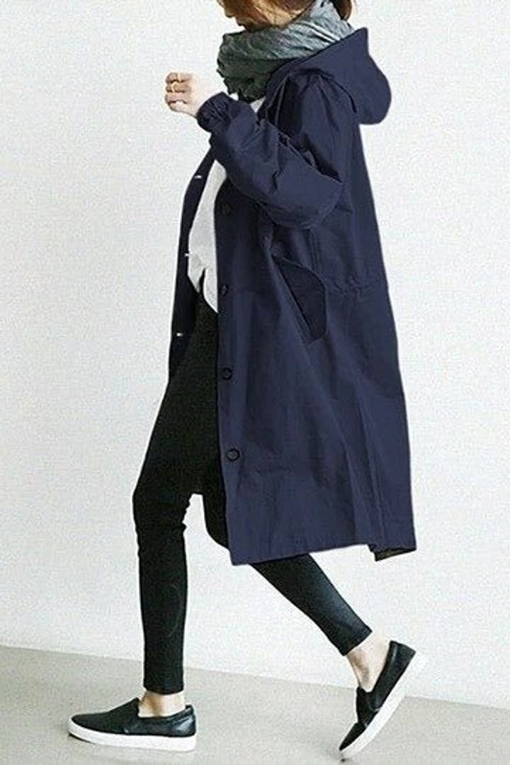 Women's Relaxed-Fit Water-Resistant Longline Trench Coat