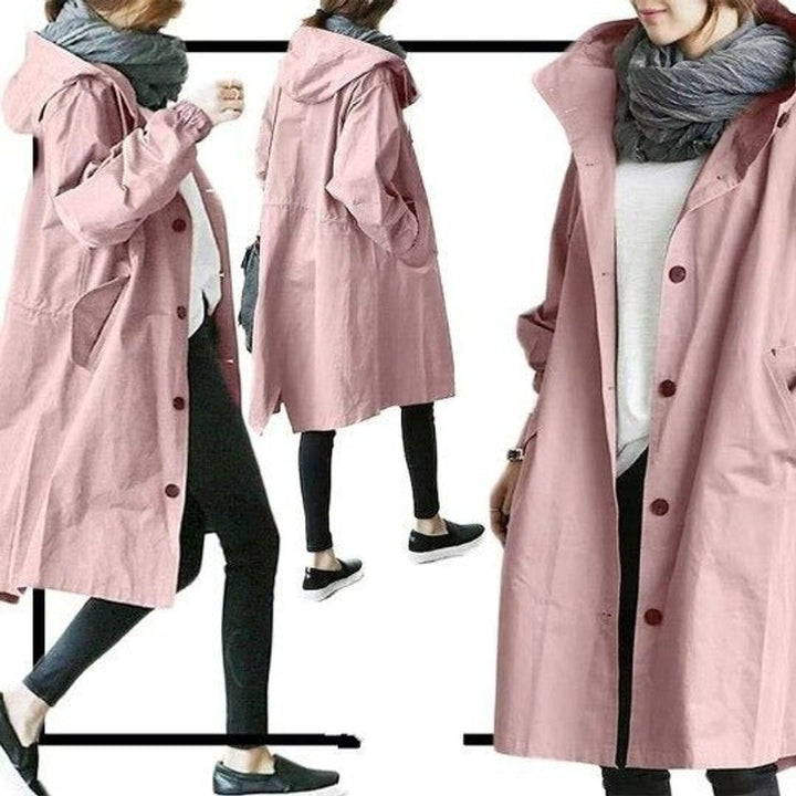 Women's Relaxed-Fit Water-Resistant Longline Trench Coat