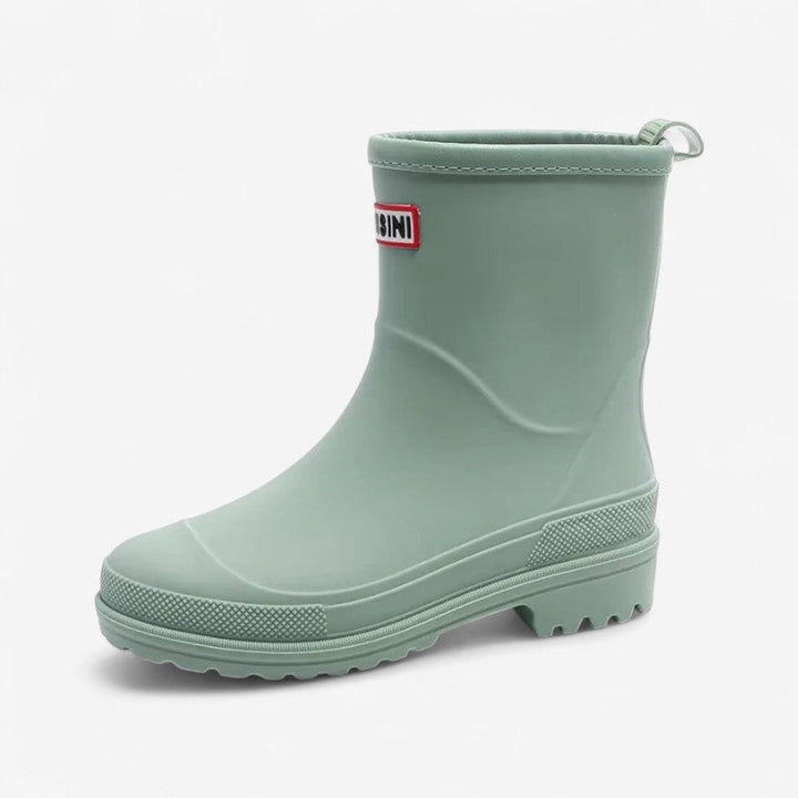 Women's Slip-On Ankle Boots Non-Slip PVC Rain Wellies