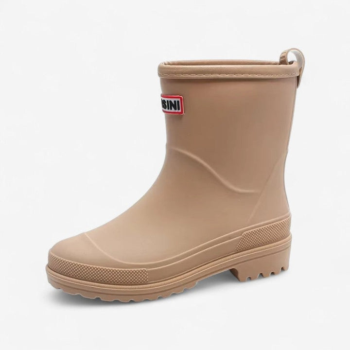 Women's Slip-On Ankle Boots Non-Slip PVC Rain Wellies