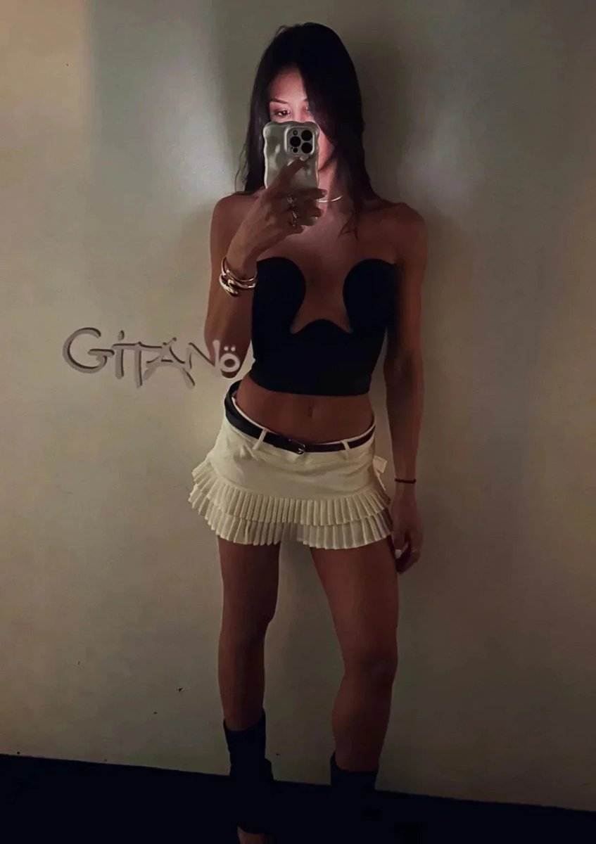 Women's Strapless Wavy Cutout Bustier Top