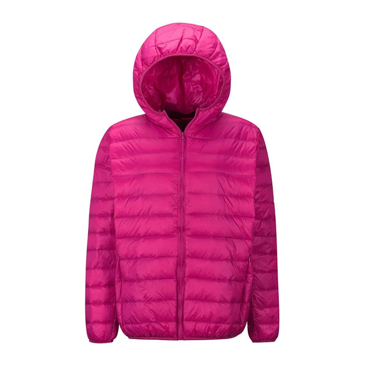 Women's Ultralight Hooded Foldable Ladies Puffer Jacket
