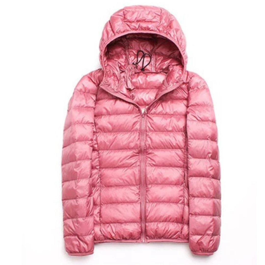 Women's Ultralight Hooded Foldable Ladies Puffer Jacket
