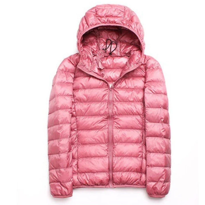 Women's Ultralight Hooded Foldable Ladies Puffer Jacket