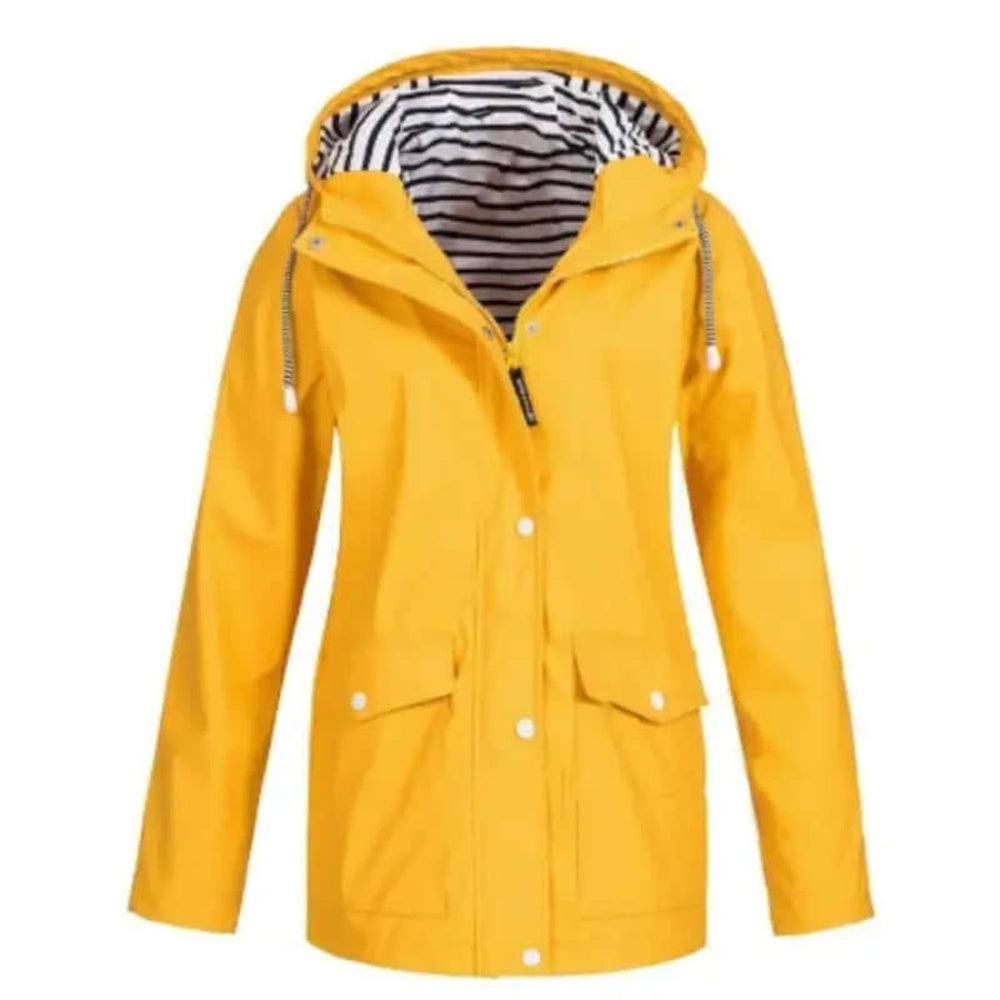 Women's Waterproof Hooded Windproof Outdoor Rain Coat
