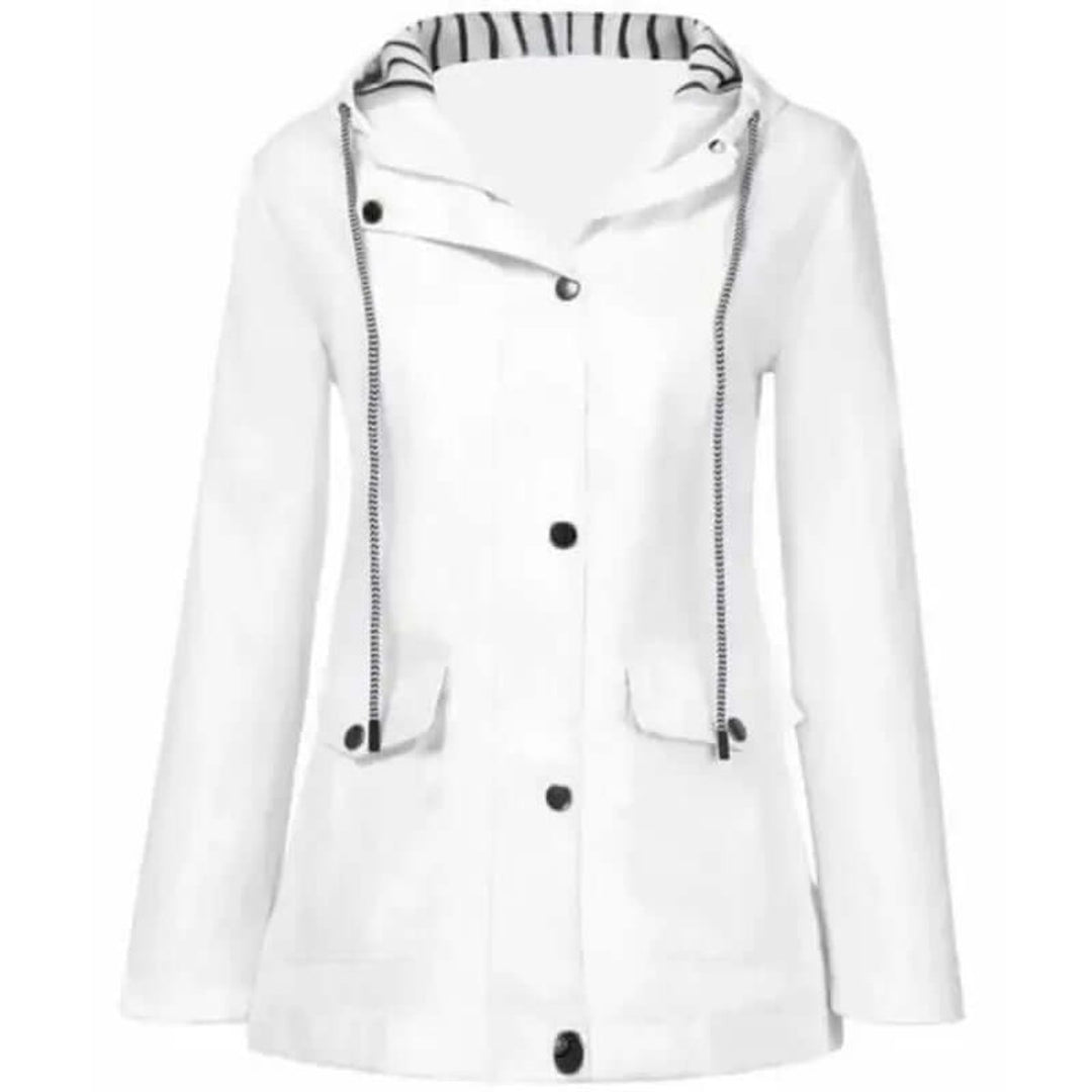 Women's Waterproof Hooded Windproof Outdoor Rain Coat