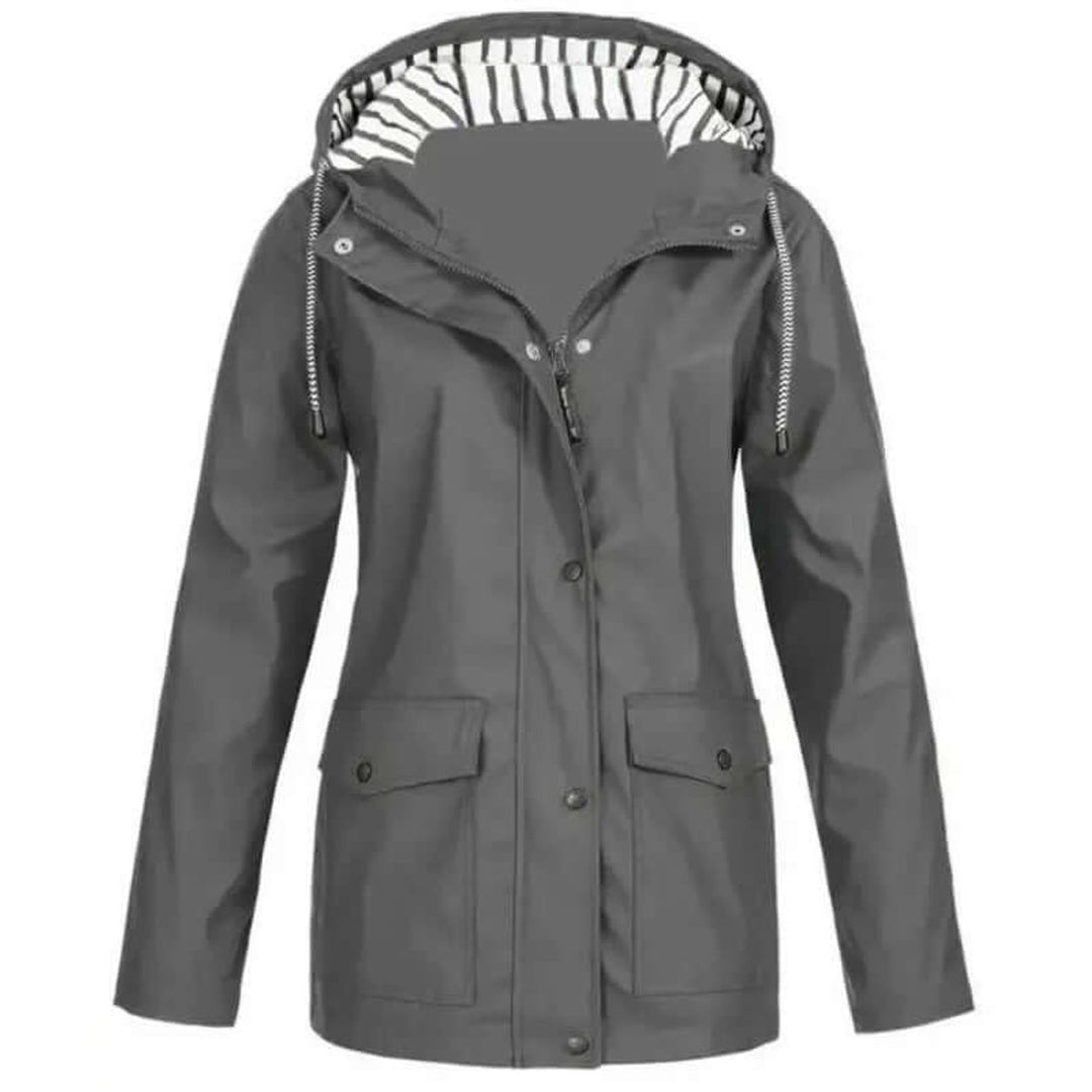 Women's Waterproof Hooded Windproof Outdoor Rain Coat