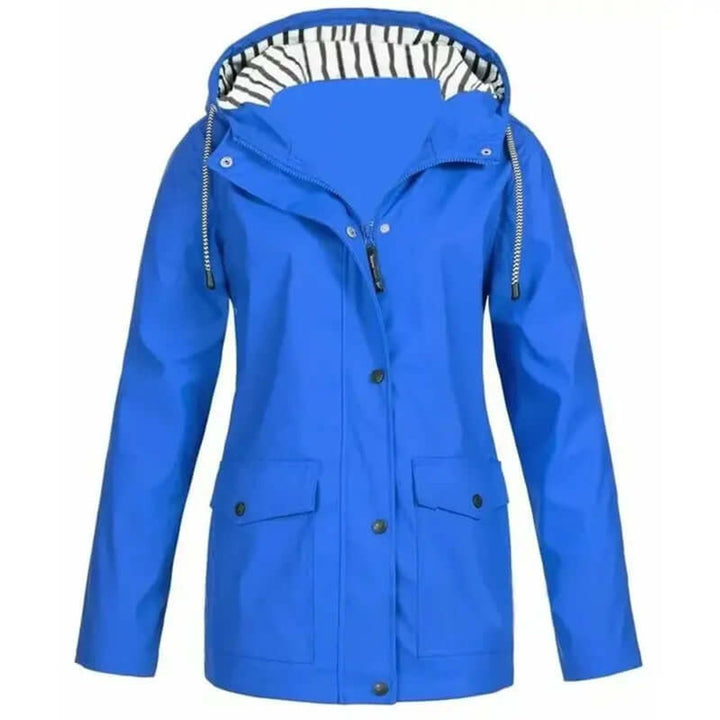 Women's Waterproof Hooded Windproof Outdoor Rain Coat