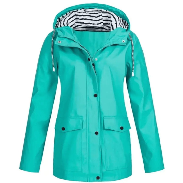 Women's Waterproof Hooded Windproof Outdoor Rain Coat